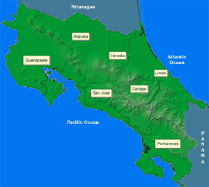 Costa Rica Map